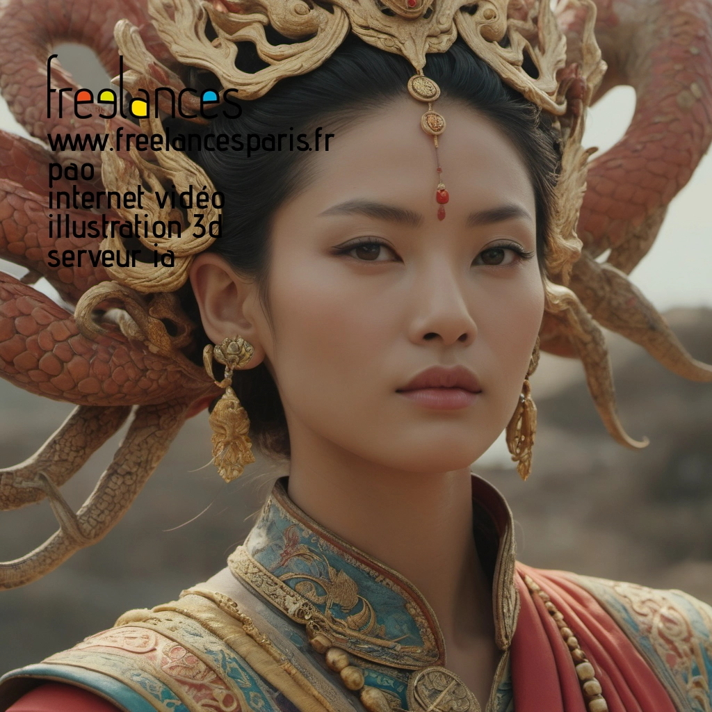 Pao mise en page internet vidéo illustration 3d serveur IA générative AI freelance paris studio de création magazines 8lfqes60